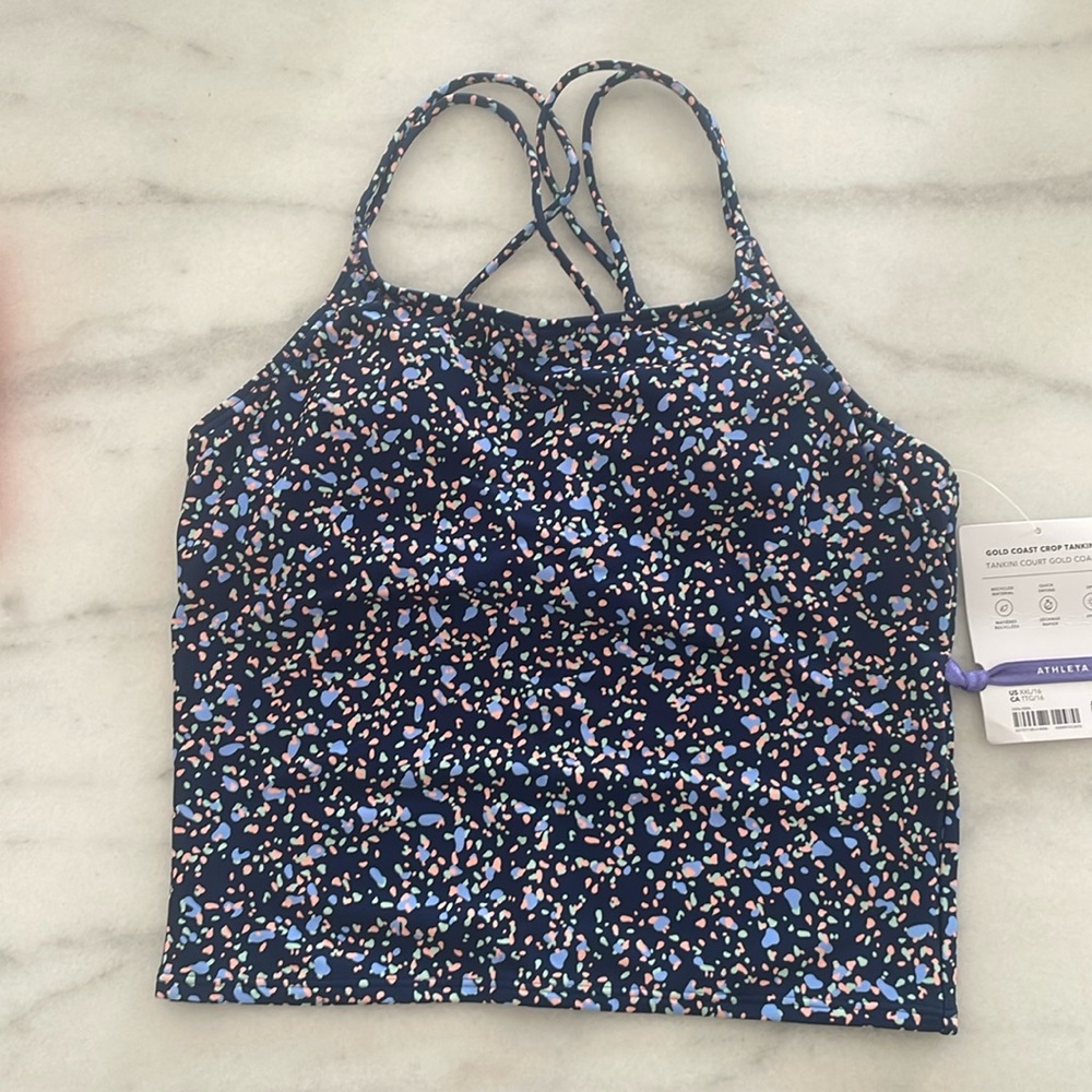 Athleta Girl Gold Coast crop tankini
